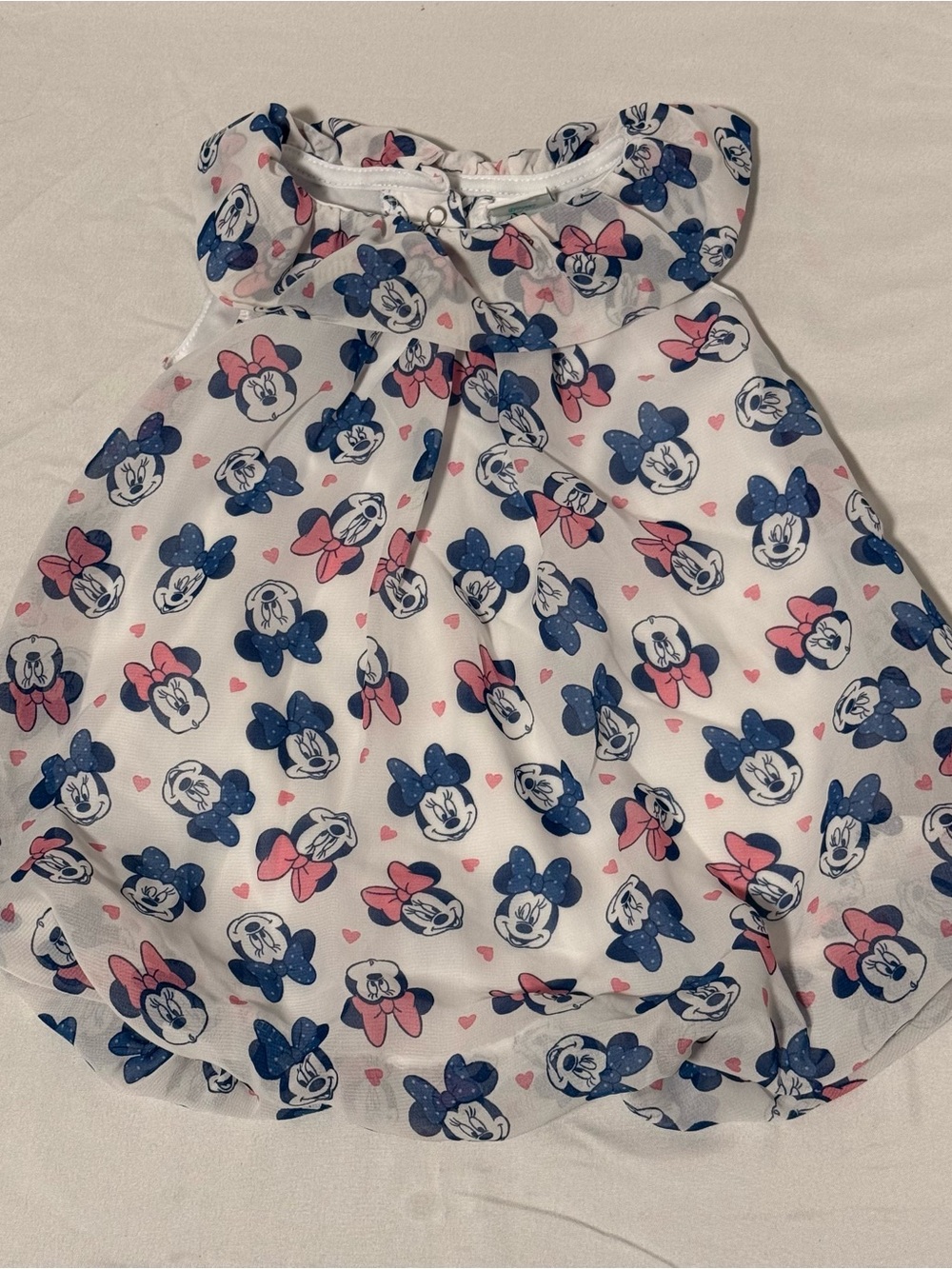 ✨ 3 for $15 Disney Baby Minnie Mouse Dress 0-3 Months Hearts Sleeveless‎